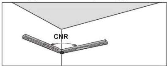 BOSCH GAM 270 MFL Professional - CNR: Зачувување на аголот во кош (Corner Angle) - 1