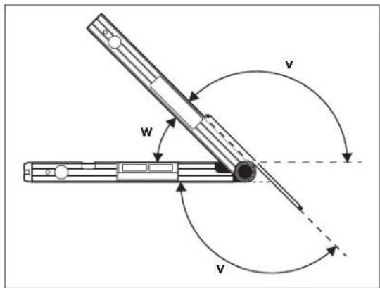 BOSCH GAM 270 MFL Professional - Măsurarea cu prelungitorul brațului (consultă imaginile G-H) - 1