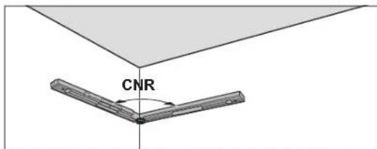 BOSCH GAM 270 MFL Professional - CNR：儲存牆角角度（Corner Angle） - 1