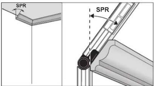 BOSCH GAM 270 MFL Professional - SPR：傾斜角（Spring Angle）を保存する - 1
