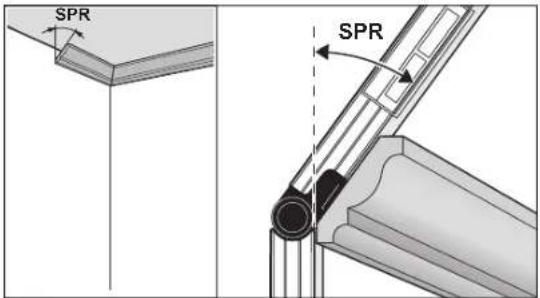 BOSCH GAM 270 MFL Professional - SPR: Memorizar el ángulo de inclinación (Spring Angle) - 1