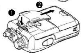 ICOM ICR6 - Pinza de cinturón - 2