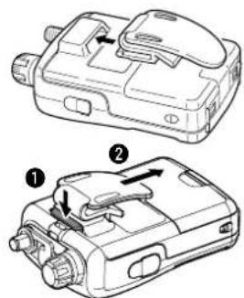 ICOM ICR6 - Clip de ceinture - 1