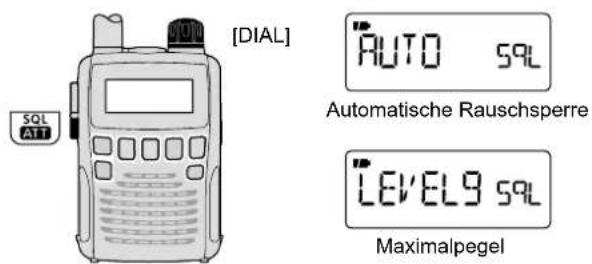 ICOM ICR6 - ■ Einstellungdes Rauschsperepegels - 1
