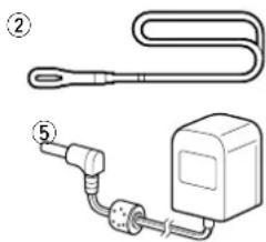 ICOM ICR6 - ACCESORIOS SUMINISTRADOS - 2