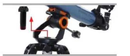 CELESTRON Inspire 100AZ - Per installare la batteria AA procedere come segue. - 1