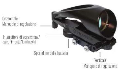 CELESTRON Inspire 100AZ - Per installare il cercatore procedere come segue. - 2