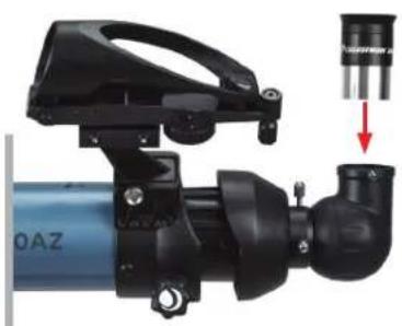 CELESTRON Inspire 100AZ - Installation des Okulars: - 1