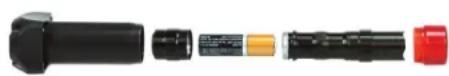 CELESTRON Inspire 100AZ - Die AA-Batterie einlagen: - 2