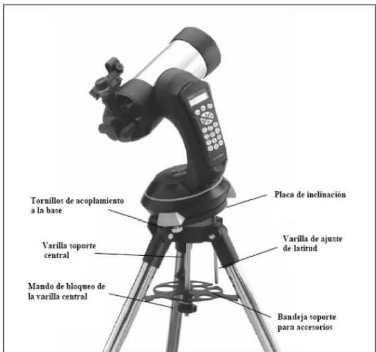 CELESTRON NexStar 4SE - Acoplamento del NexStar al tripode - 2