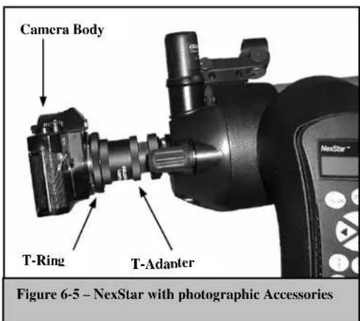 CELESTRON NexStar 4SE - Attaching a Camera to the NexStar - 1