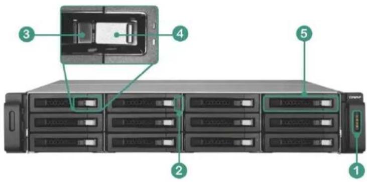 QNAP REXP1000 PRO - Vuedevant - 1