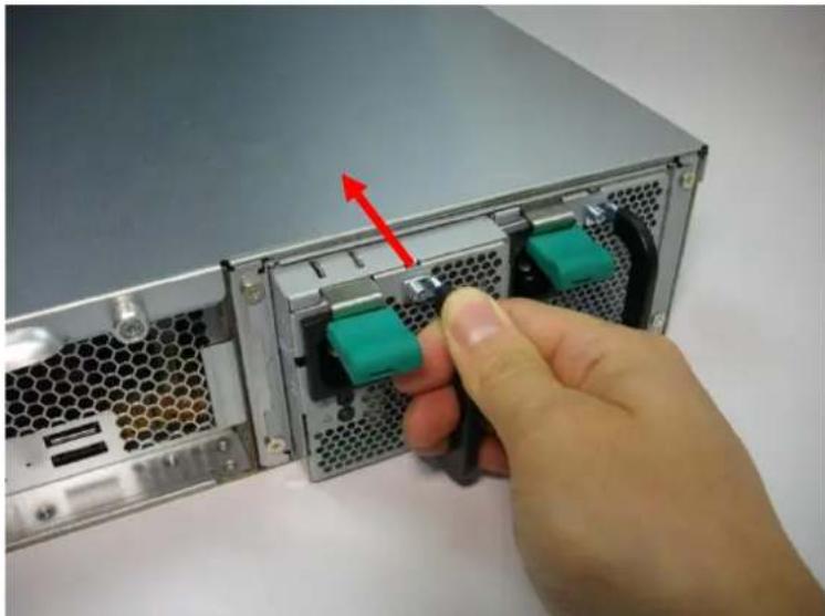 QNAP REXP1000 PRO - Chapter 7. Installer une unité d'alimentation (applicable au REXP-1600U-RP et REXP-1200U-RP) - 4