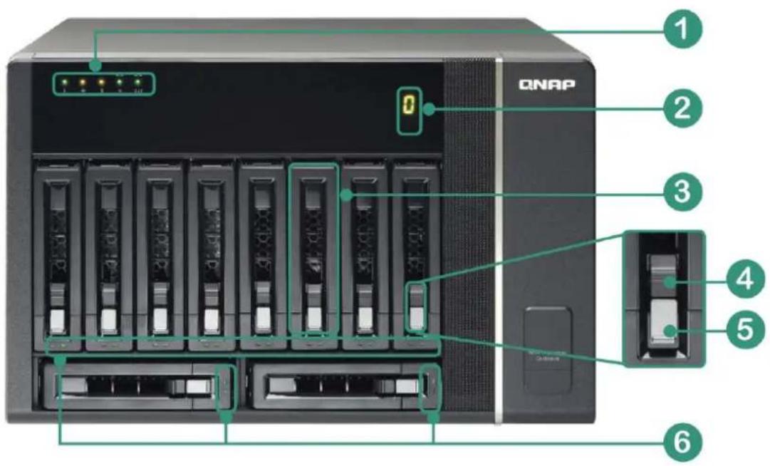 QNAP REXP1000 PRO - REXP-1000 Pro Vue de devant - 1