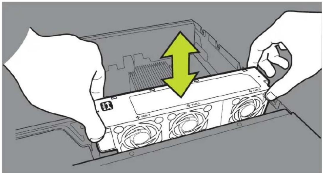QNAP REXP1000 PRO - Installer un module de ventilateur (applicable au REXP-1600U-RP et REXP-1200U-RP) - 1