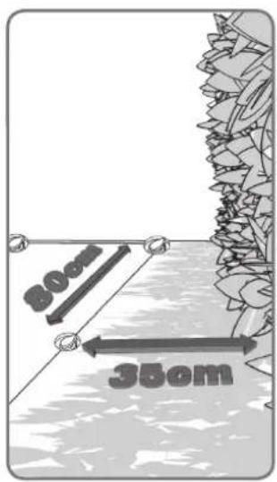 WORX Turbine WG546 - Pose du fil-barrière - 3