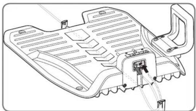 WORX Turbine WG546 - Ligue a base ao fio de delimitacao - 3