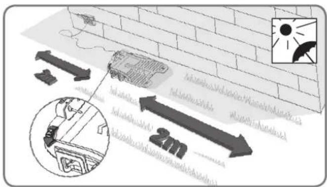 WORX Turbine WG546 - Placing the Charging Base - 1