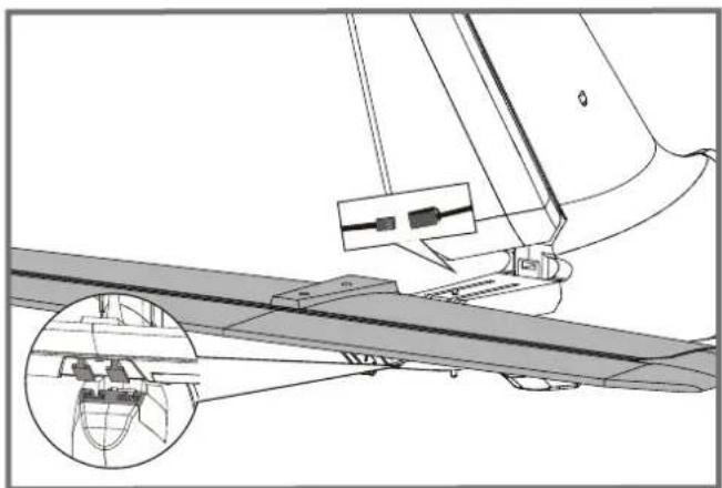 FMS Fox Glider - Horizontal stabilizer installation - 1