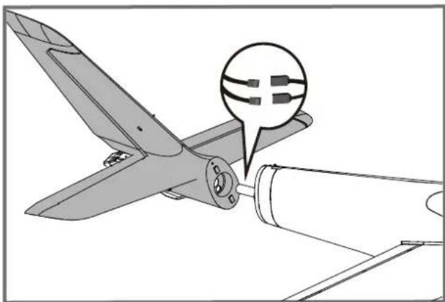 FMS Fox Glider - Montage des empennages sur le fuselage - 1