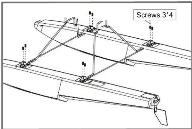 FMS J3 Cub V3 - 浮筒安装 - 1