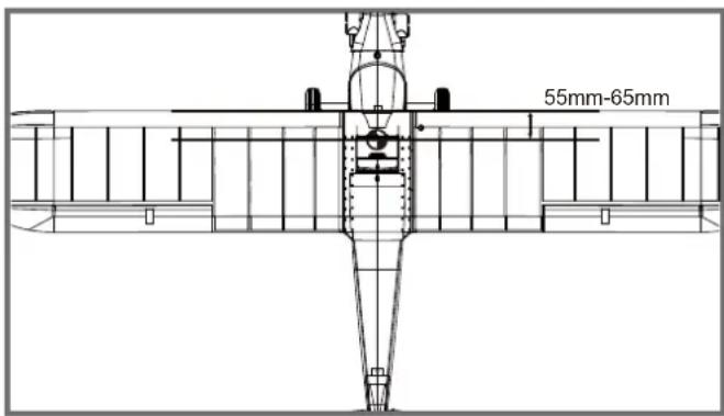 FMS J3 Cub V3 - Check the C.G. [Center of gravity] - 1