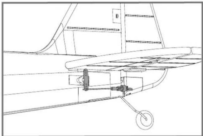 FMS J3 Cub V3 - Linkage rod installation - 2
