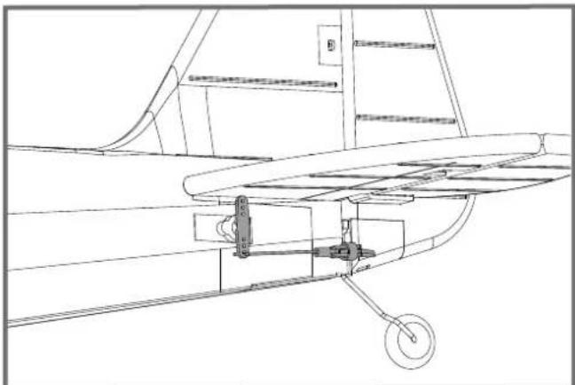 FMS J3 Cub V3 - Montage der Anlenkungen - 2