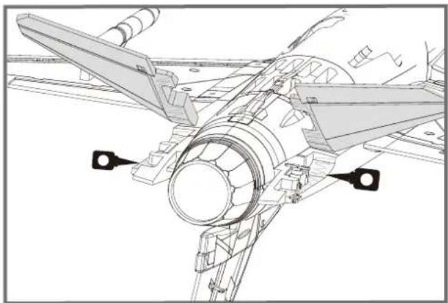 FMS F16C Fighting Falcon - 主翼安装 - 3