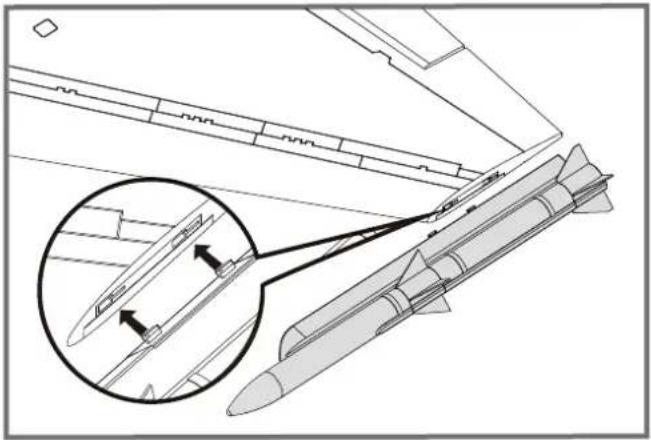 FMS F16C Fighting Falcon - 导弹安装 - 1