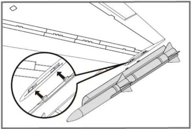 FMS F16C Fighting Falcon - Missile Set Installation - 1