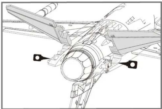 FMS F16C Fighting Falcon - Montage des Höhenruders - 2