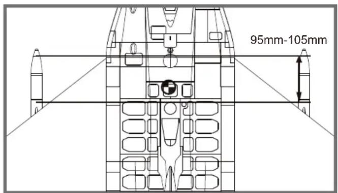 FMS F16C Fighting Falcon - Centrage (C.G.) - 1