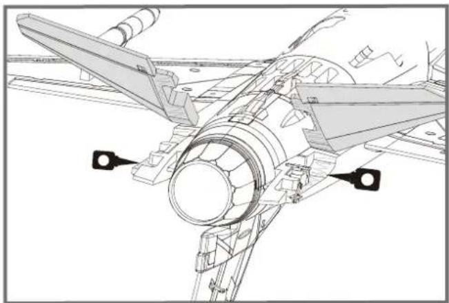 FMS F16C Fighting Falcon - Horizontal Stabilizer Installation - 2