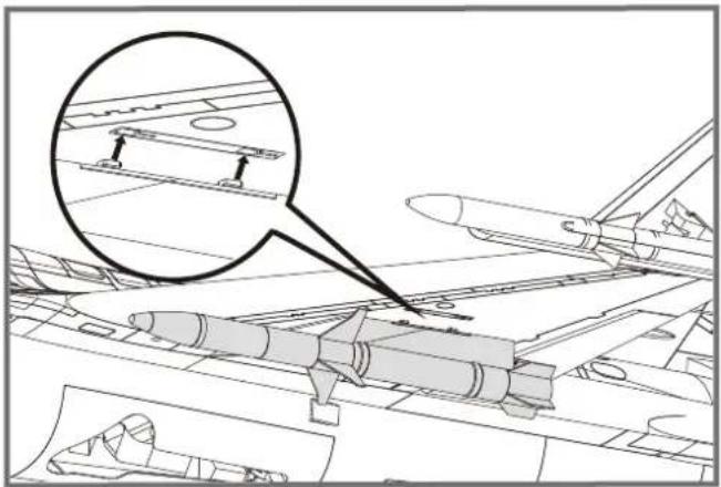 FMS F16C Fighting Falcon - Missile Set Installation - 2