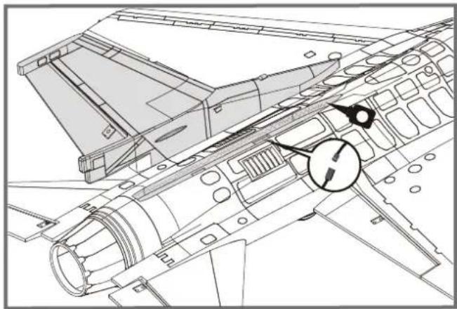 FMS F16C Fighting Falcon - 主翼安装 - 6