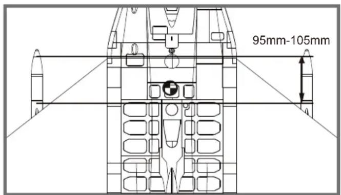 FMS F16C Fighting Falcon - Einstellen des Schwerpunkts - 1