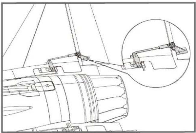 FMS F16C Fighting Falcon - Montage des Höhenruders - 3