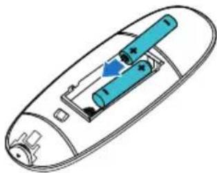 Krüger&Matz KM 1598 - Instalare baterii - 1