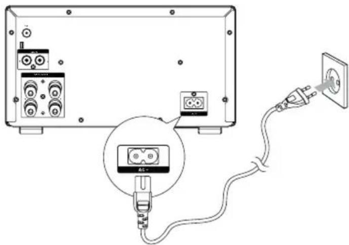 Krüger&Matz KM 1598 - Anschließen des Netzkabels - 1