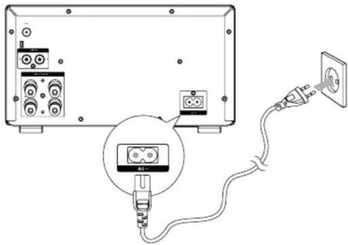 Krüger&Matz KM 1598 - Aansluiting van de voeding - 1