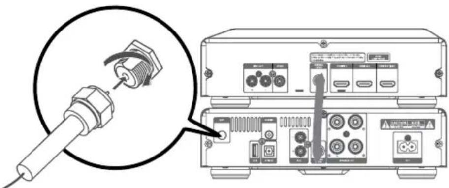 Krüger&Matz KM 1908 - Conectarea antenei de exterior FM/DAB - 1