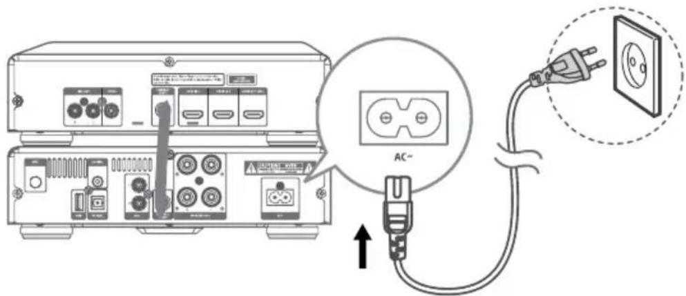 Krüger&Matz KM 1908 - Conectarea cablului de alimentare - 1