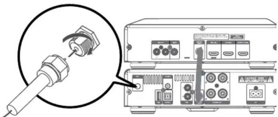 Krüger&Matz KM 1908 - AnschlieBen der DAB/FM Antenne - 1