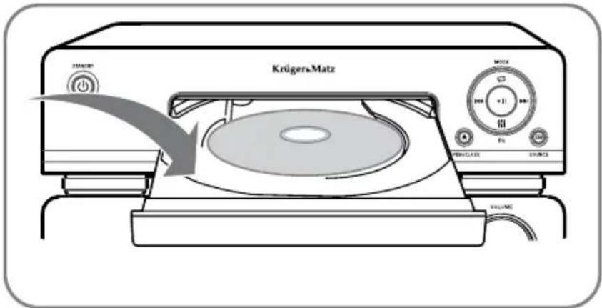 Krüger&Matz KM 1908 - Lecture d'un disc - 1