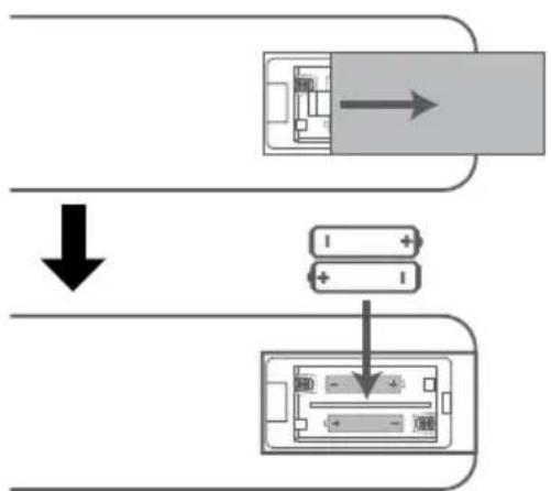 Krüger&Matz KM 1908 - Installation of batteries - 1