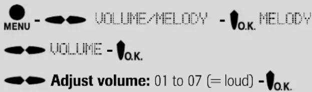 Hagenuk EuroPhone free - Changing volume - 1