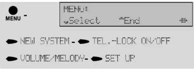 Hagenuk EuroPhone free - Lokale Funktionen im Ruhezustand - 1