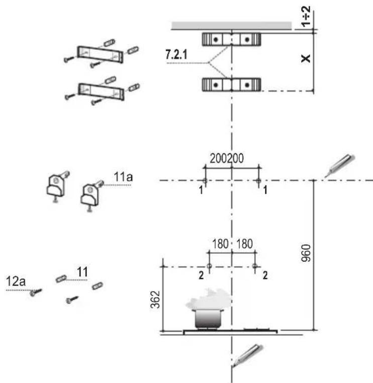 DE DIETRICH DHD498XE1 - Perçage Paroi et Fixation Brides - 1