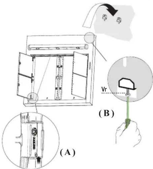 DE DIETRICH DHD498XE1 - Voor de bevestiging met de decoratief haard (optie) - 1
